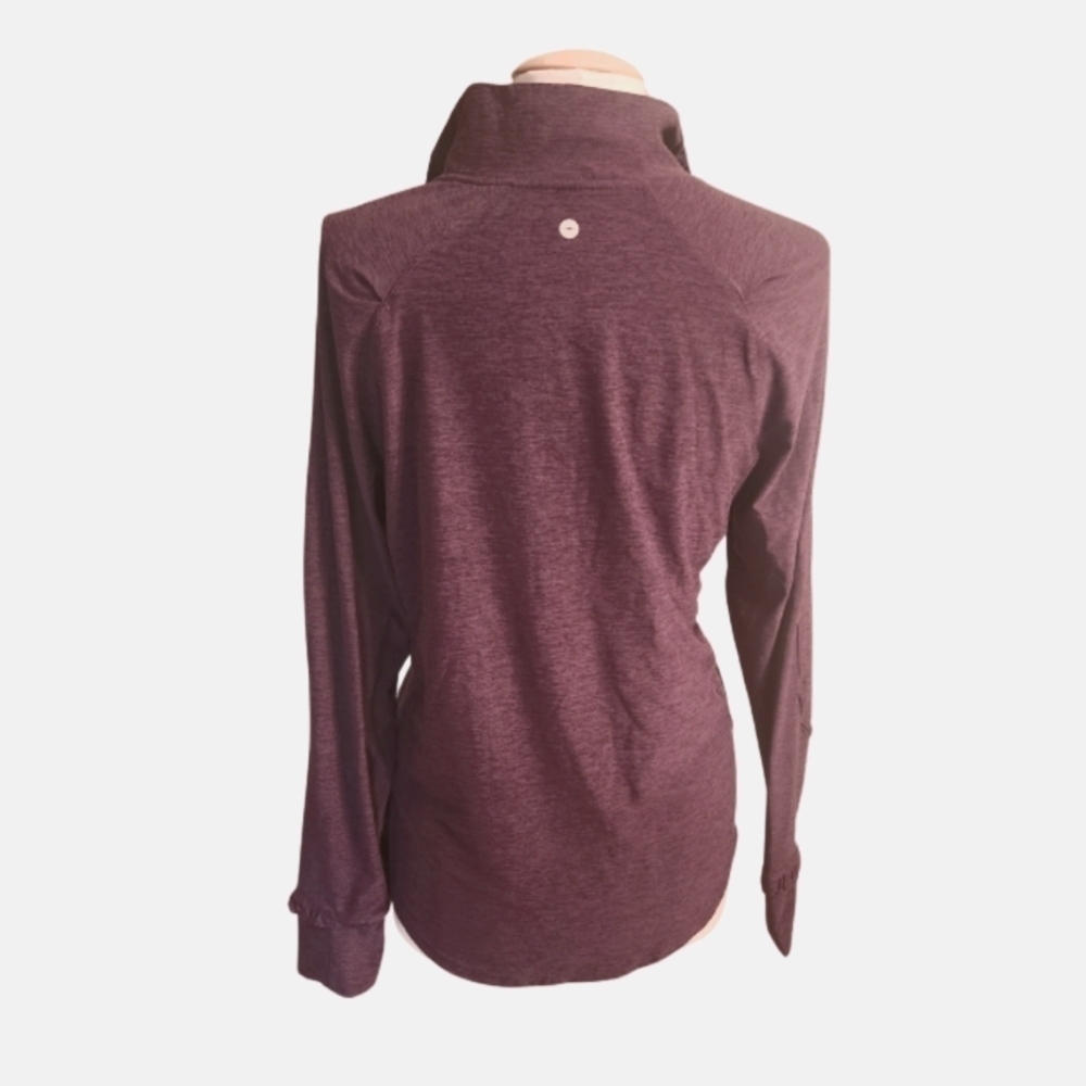 Avia Purple Half Zip Athletic Sweater - Picture 4 of 4